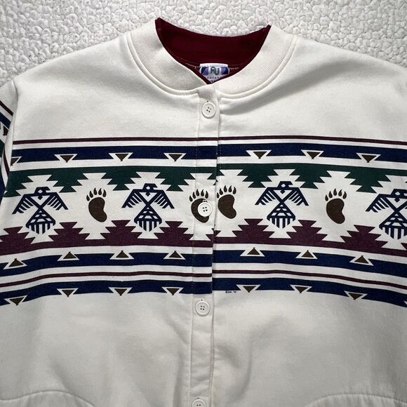 VTG 90s AU Sportswear Zion National Park Sweatshirt XL USA Southwest Pattern - Picture 2 of 12